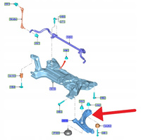 WAHACZ LEWY PRZÓD FORD FOCUS 2018- OE 2203138 _ JX61-3A424-AEB