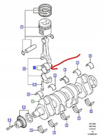 PANEWKA KORBOWODU DIESEL FORD MONDEO Mk3 TRANSIT _ 1855397 _ 4C1Q-6211-ABB
