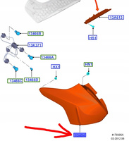 ŚWIATŁO TYLNE PRAWE FORD FOCUS Mk3 2011-15 _ 1825318 _ BM51-13404-JC