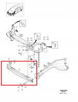 SZYNA ZDERZAKA VOLVO S60 II 11-18r V60 I 11-18r