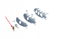 GWIAZDA EMBLEMAT LOGO GRILL DISTRONIC MERCEDES EQE W295 W297 OE A0008882200