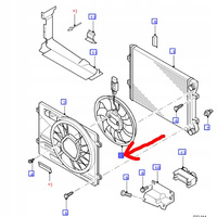 WENTYLATOR CHŁODNICY FORD GALAXY Mk2 2003-2006 _1328625_3M21-15150-BB