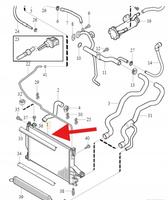 PRZEWÓD WAŻ CHŁODNICY DOLNY 2.4 D5 VOLVO V70 S60 XC70 2006- OE 30636984