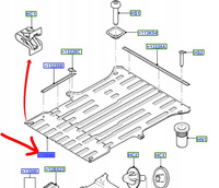 PODŁOGA BAGAŻNIKA FORD TRANSIT CONNECT 2006-2013_4934928_2T14-V13065-EMD6AN