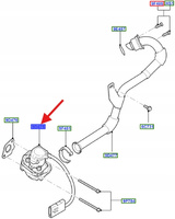 ZAWÓR EGR FORD FOCUS 1.6TDCI MK2 2004- 1748265 _ 3M5Q-9D475-EA