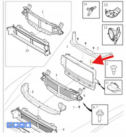 WLOT KIEROWNICA POWIETRZA ŚRODKOWA VOLVO XC60 2018- OE 31425367