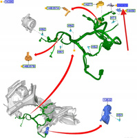 KLEMA MINUSOWA FORD EDGE 2018- S-MAX GALAXY 2015- 5534220 _ GK2T-10C652-BA