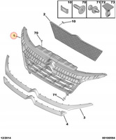 ATRAPA ZDERZAKA PRZÓD GRILL CITROEN JUMPER III OE 1613256780