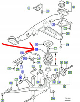 SPRĘŻYNA TYLNA FORD GALAXY Mk1 Mk2 1997-2006 _1058218_98VW-5560-AB