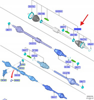 OSŁONA PRZEGUBU 1.0L ECOBOOST FORD FIESTA MK8 2017- 2182888 _ H1B5-4A084-JA