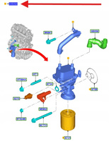 CHŁODNICA OLEJU FILTR FORD FOCUS C-MAX 2.0 TDCi 2117645 _ DS7Q-6L625-CC