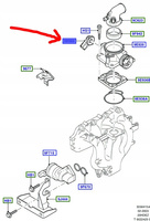 PRZEPUSTNICA POWIETRZA FORD FOCUS Mk1 RS TRANSIT _ 1001591 _ 95BF-9B989-DA 
