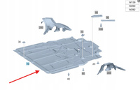 OSŁONA POD SILNIK MERCEDES CLA W118 A W177 GLA W247 OE A2475200900