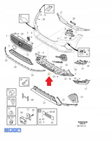OSŁONA POD ZDERZAK SILNIK PRZÓD VOLVO XC60 2024- OE 32399300