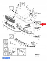LEWA ZAŚLEPKA SPRYSKIWACZA VOLVO XC60 2018- OE 40004388