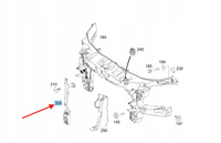 WSPORNIK RADARU CZUJNIKA ODLEGŁOŚCI MECEDES SPRINTER W907 W910 A9108803801