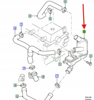 SEPARATOR OLEJU ODMA SILNIKA FORD 1.8L TDCi 1440654 _ 6G9Q-6A785-AB