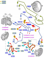 RURKA HAMULEC B-MAX - 2017 FIESTA- 2019 KA- 2019 1826834 _ D1BC-2C295-AA