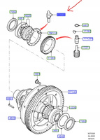 CZUJNIK PRĘDKOŚCI POJAZDU FORD TRANSIT CONNECT 02- _ 1197901 _98AB-9E731-BB