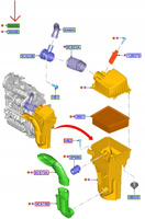 OBUDOWA FILTRA POWIETRZA 1.5L TDCi FORD ECOSPORT 1796538 _ CN11-9600-CA