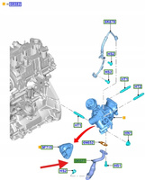 PRZEWÓD POWRÓT OLEJU FORD RÓŻNE RODZAJE 1816889 _ CM5G-6K677-HA
