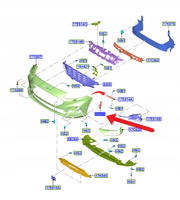 ŚLIZG ZDERZAKA PRAWY PRZÓD FORD KUGA ESCAPE 2020- 2460930 _ LV4B-17752-VB