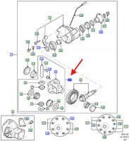 MECHANIZM RÓŻNICOWY FORD RANGER 2.5TI MK4 2006- 1886446 _ DM34-4N101-AA