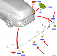 CZUJNIK PARKOWANIA FORD FIESTA FOCUS EDGE KA+ 2205580 _ H1BT-15K859-BA