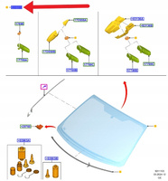 SZYBA PRZEDNIA FORD FOCUS 2018- OE 2701049 _ JX7B-A03100-PC