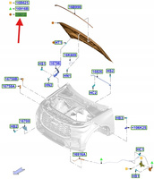 MASKA PRZEDNIA FORD EXPLORER 2024- 2380050 _ LB5B-S16612-AC