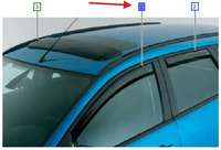 ZESTAW OWIEWEK POWIETRZA PRZÓD FOCUS 2004-2011 1490768 _ A66SX-201K56-PA