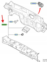 PŁYTA OPARCIE DOLNA FORD FIESTA MK6 MK7 2001- 1143940 _ P2S61-A40320-AA