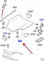 MASKA POKRYWA SILNIKA FORD FOCUS MK1 1998- 1368555 _ PXS41-A16610-CA