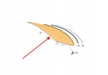 Szyba tył Mercedes S klasa W223 A2236703601