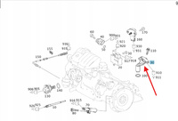 CZUJNIK POZIOMU OLEJU DIESEL M640 M668 M166 MERCEDES OE A6409050000