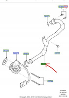 PRZEWÓD EGR FORD FOCUS Mk2 C-MAX Mk1 FIESTA Mk6Mk7 _ 1229958 _ 3M5Q-9D477-AA
