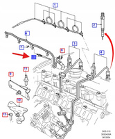ŚWIECA ŻAROWA 2.2 2.4L TDCi FORD MONDEO TRANSIT 1309471 _ XS7U-6M090-BB