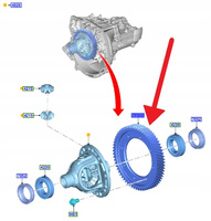 KOŁO ZĘBATE SKRZYNI 6MX65 1.0 EB PUMA FOCUS 2020- 2559648 _ L1TR-7G334-KFEA