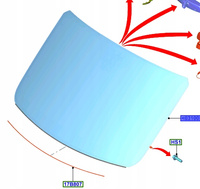 SZYBA PRZEDNIA FORD TRANSIT 2014- 2554573 _ BK31-B03100-UA