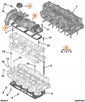 POKRYWA ZAWORÓW CITROEN BERLINGO C3 C4 C5 DS3 DS4 DS5 JUMPY OE 0248S0
