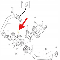 ZAWÓR EGR DIESEL 2.0 D4 VOLVO S90 V90 2017- XC60 XC90 V40 OE 36010130
