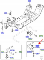 NAKRĘTKA ŁĄCZNIKA DRĄŻKA STABILIZATORA 1851844 _ 4M51-5C491-AC