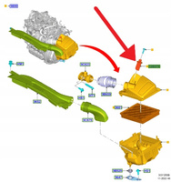 PRZEPŁYWOMIERZ POWIETRZA 1.5 TDCI KUGA TRANSIT 18- 2250119 _ J1BA-12B579-AA