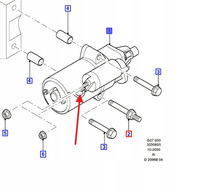 ROZRUSZNIK 2.0 TDCi FORD MONDEO 01- TRANSIT 00- 1449615 _ RYC1U-11000-AF