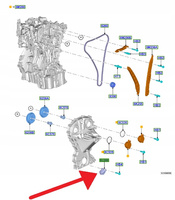 NAPINACZ ROZRZĄDU 1.0 EB FORD FIESTA PUMA FOCUS 18- 2207964 _ H6BG-6L266-AA