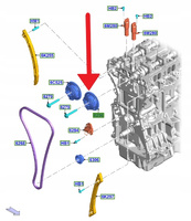 KOŁO ZĘBATE ROZRZĄDU 2.0 2.3 EB FOCUS KUGA 2020- 2433798 _ K2GE-6C524-AB