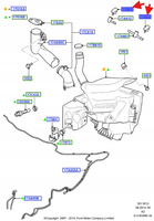 DYSZA SPRYSKIWACZA SZYBY MONDEO 2007 - 2014 1581310 _ 7S71-17666-BD