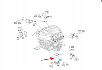 CZUJNIK POZIOMU OLEJU M271 M646 MERCEDES OE A0011530532