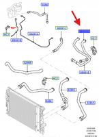 PRZEWÓD CHŁODNICY WODY 2.0 TDCi S-MAX GALAXY MONDEO 1759721 _ 9G91-8B160-EC