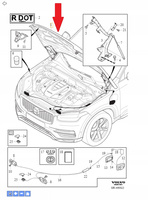 Maska Volvo XC90 (16-) OE 31477040